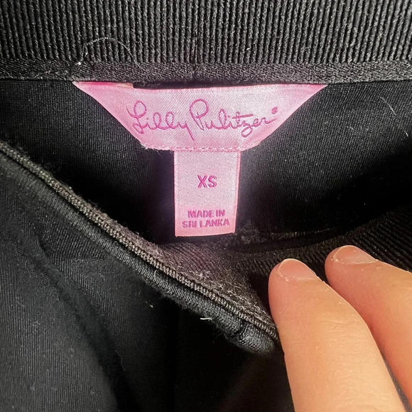 black Nira travel pants pull on elastic waist size xs excellent condition - Picture 4 of 6